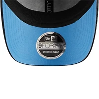 Casquette réglable 9FORTY à visière supérieure noire Tennessee Titans New Era pour hommes