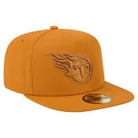 Men's New Era  Brown Tennessee Titans Color Pack A-Frame 59FIFTY Fitted Hat