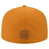 Men's New Era  Brown Tennessee Titans Color Pack A-Frame 59FIFTY Fitted Hat