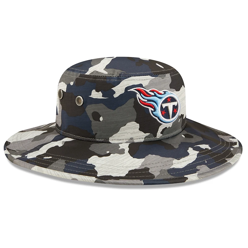 Men's New Era Camo Tennessee Titans 2022 NFL Training Camp - Official Panama Bucket Hat