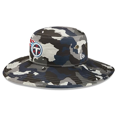Men's New Era Camo Tennessee Titans 2022 NFL Training Camp - Official Panama Bucket Hat