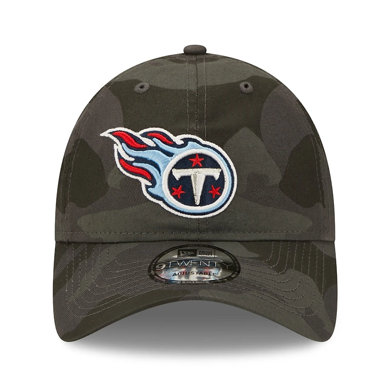Casquette réglable New Era camouflage Tennessee Titans Core Classic 2.0 9TWENTY pour hommes