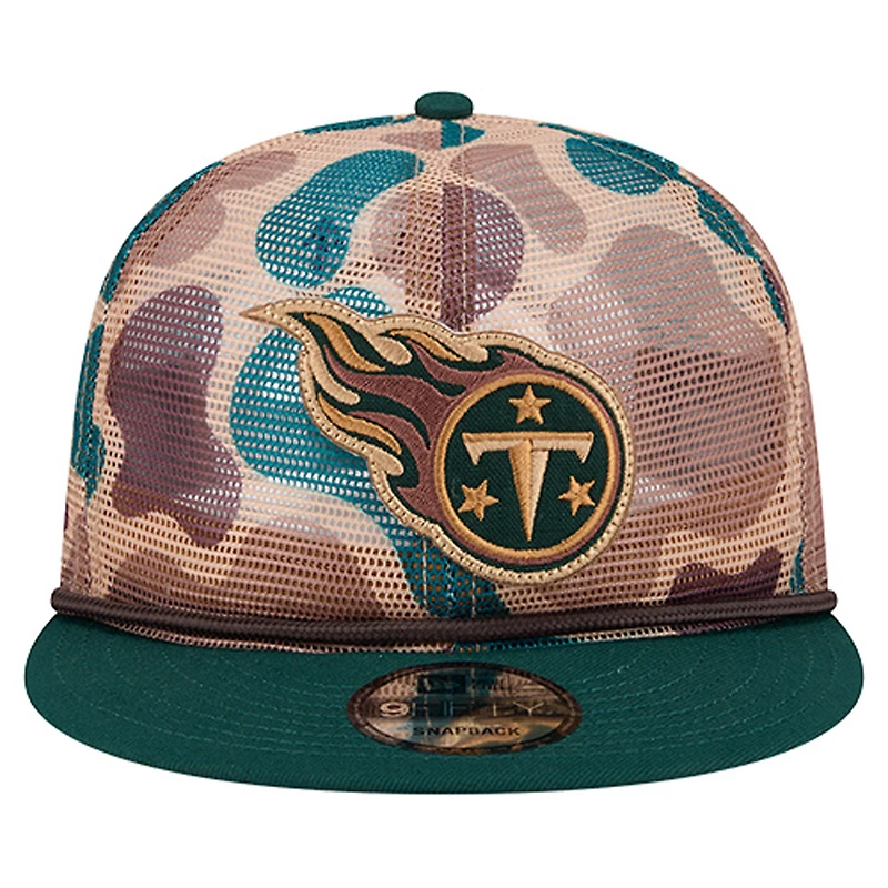 Casquette snapback 9FIFTY camouflage Tennessee Titans pour homme New Era