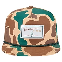 Casquette snapback New Era 19TWENTY pour homme, motif camouflage Tennessee Titans Duck Rope