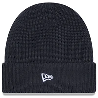 Bonnet tricoté à revers pour temps froid anthracite Tennessee Titans 2025 de New Era pour homme