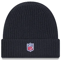 Bonnet tricoté à revers pour temps froid anthracite Tennessee Titans 2025 de New Era pour homme