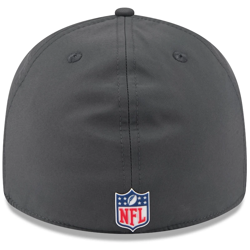 Men's New Era Charcoal Tennessee Titans 2025 Sideline Cold Weather Retro Crown 59FIFTY Fitted Hat