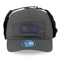 Men's New Era Charcoal Tennessee Titans 2025 Sideline Cold Weather Runner Dog Ear Adjustable Hat