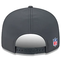 Men's New Era Charcoal Tennessee Titans 2025 Sideline Cold Weather Split Panel 9FIFTY Snapback Hat