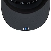 Casquette snapback 9FIFTY pour homme, couleur anthracite, Tennessee Titans 2025 Sideline, panneau fendu pour temps froid