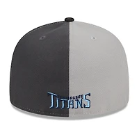 Casquette ajustée 59FIFTY pour homme des Tennessee Titans 2023 Sideline New Era, gris/noir