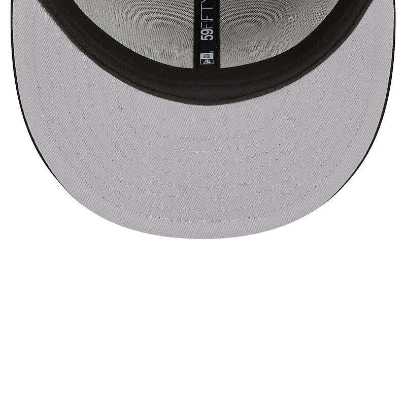 Casquette ajustée 59FIFTY pour homme des Tennessee Titans 2023 Sideline New Era, gris/noir