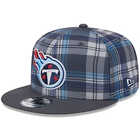 Casquette Snapback 9FIFTY New Era pour hommes des Tennessee Titans 2024 Sideline Statement gris