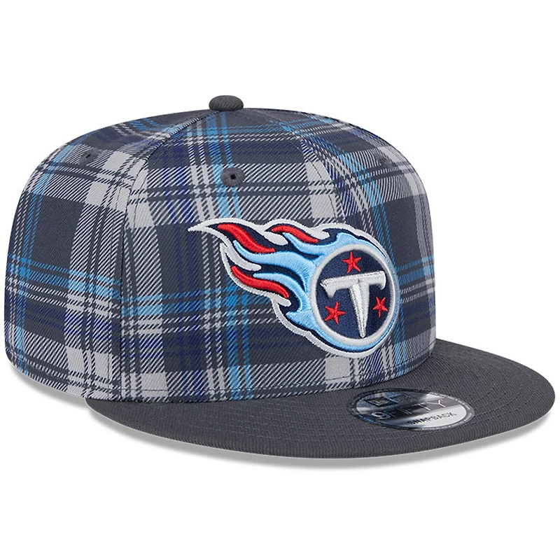 Casquette Snapback 9FIFTY New Era pour hommes des Tennessee Titans 2024 Sideline Statement gris