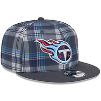 Casquette Snapback 9FIFTY New Era pour hommes des Tennessee Titans 2024 Sideline Statement gris