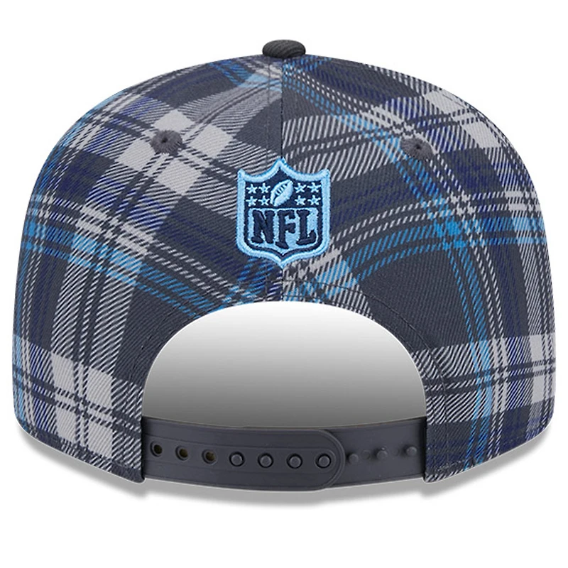 Casquette Snapback 9FIFTY New Era pour hommes des Tennessee Titans 2024 Sideline Statement gris