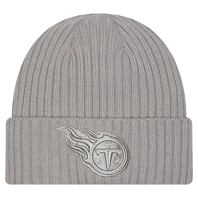Men's New Era Gray Tennessee Titans Color Pack Cuffed Knit Hat