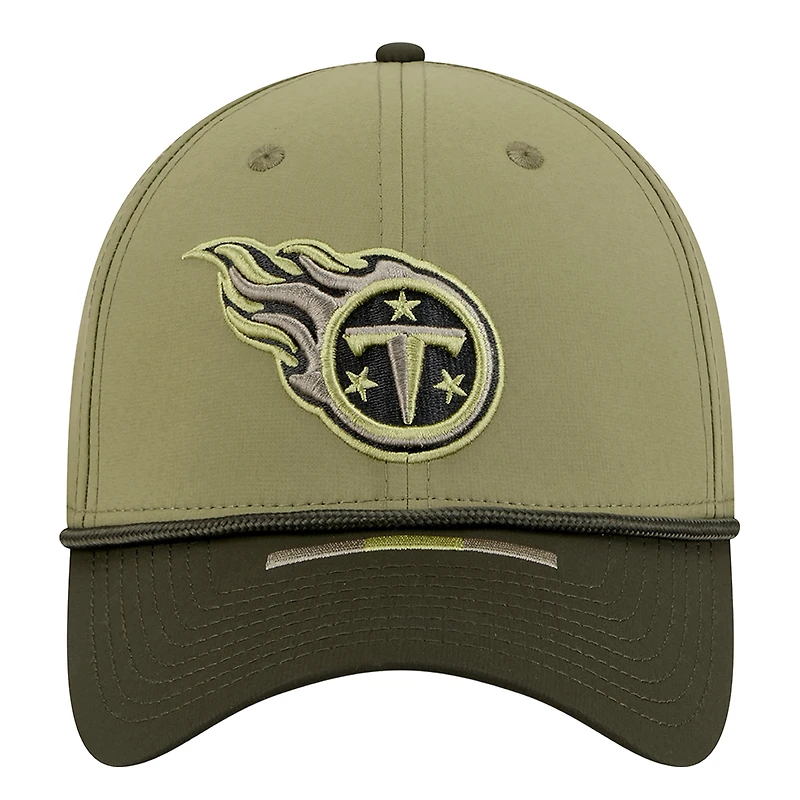Men's New Era  Green Tennessee Titans 2025 Salute to Service 39THIRTY Flex Hat