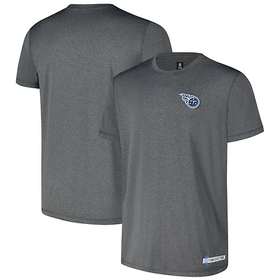 T-shirt New Era pour homme, bleu marine chiné, Tennessee Titans 2024 NFL Training Camp