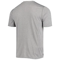 T-shirt New Era Heathered Grey Tennessee Titans pour homme Combine Authentic Game On