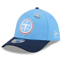 Men's New Era  Light Blue/Navy Tennessee Titans 2026 NFL Draft 39THIRTY M-Crown Flex Hat
