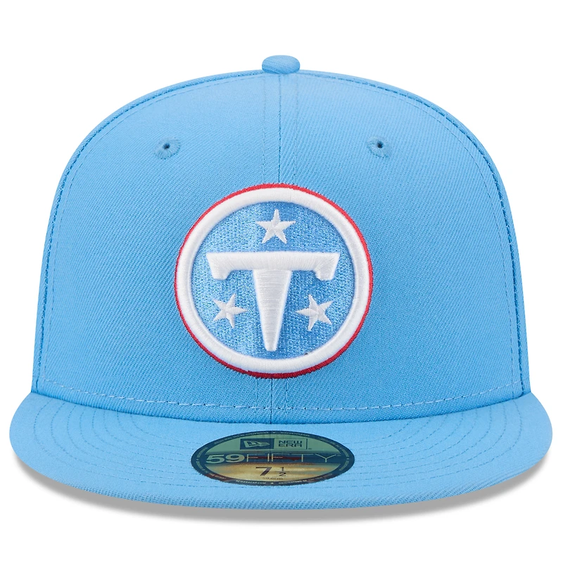 Men's New Era  Light Blue Tennessee Titans 59FIFTY Fitted Hat