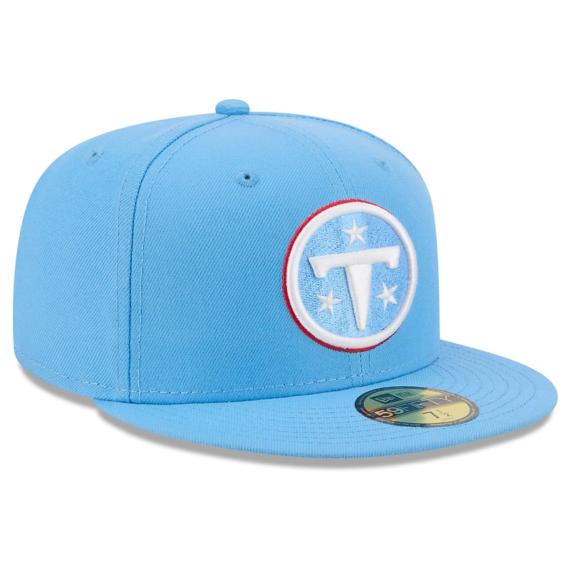 Men's New Era  Light Blue Tennessee Titans 59FIFTY Fitted Hat