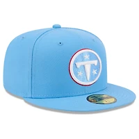 Men's New Era  Light Blue Tennessee Titans 59FIFTY Fitted Hat
