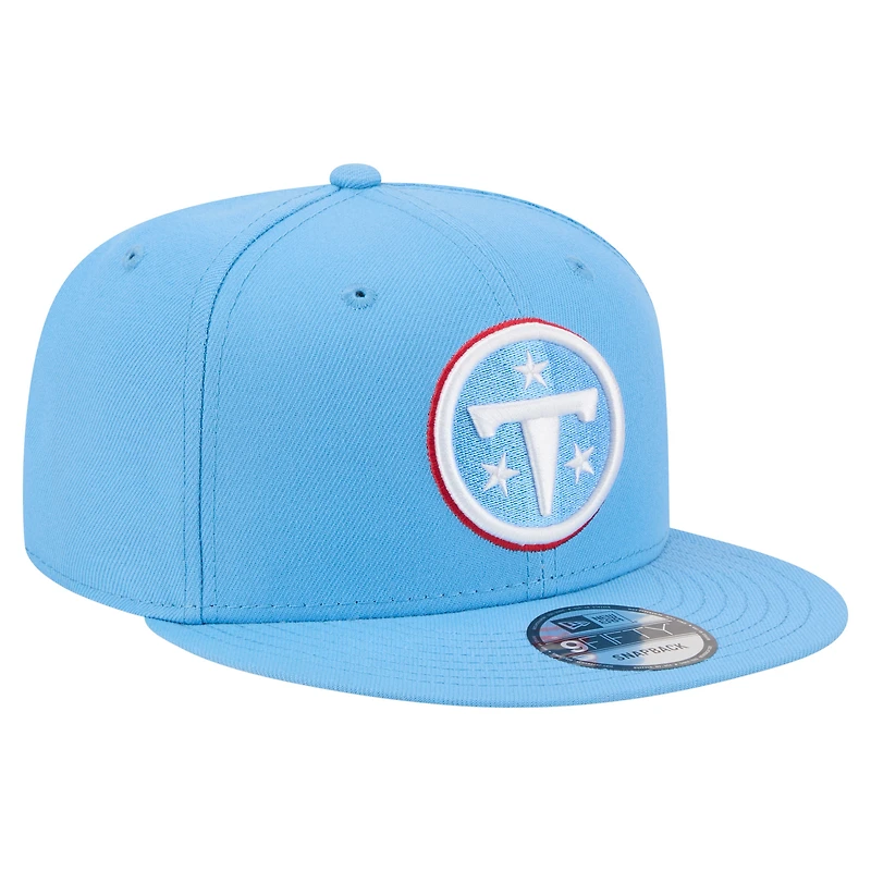 Men's New Era Light Blue Tennessee Titans 9FIFTY Snapback Hat