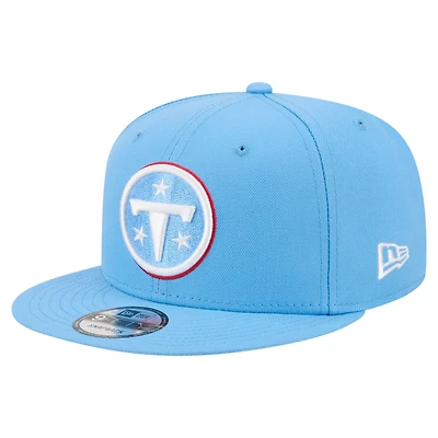 Men's New Era Light Blue Tennessee Titans 9FIFTY Snapback Hat