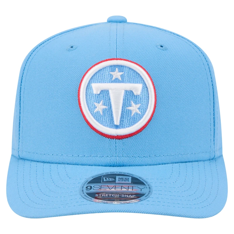Men's New Era Light Blue Tennessee Titans 9SEVENTY Adjustable Hat