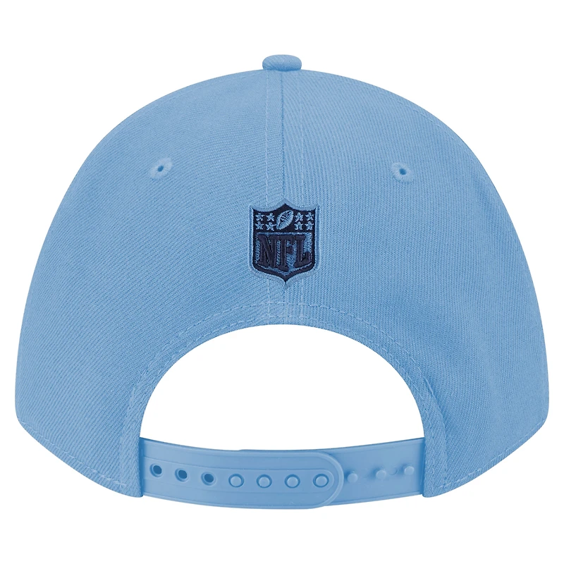 Men's New Era Light Blue Tennessee Titans Primary Logo 9FORTY M-Crown Adjustable Hat