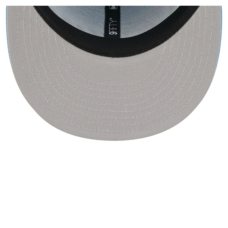 Casquette snapback New Era 9FIFTY bleu clair pour homme, logo Tennessee Titans.