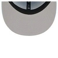 Casquette snapback New Era 9FIFTY bleu clair pour homme, logo Tennessee Titans.