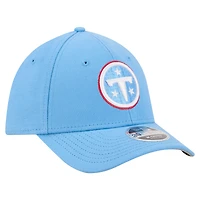 Men's New Era  Light Blue Tennessee Titans Team Collection 39THIRTY M-Crown Flex Hat