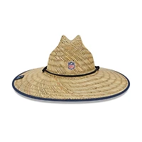 Chapeau officiel de sauveteur en paille New Era Natural Tennessee Titans NFL Entraînement Camp pour homme