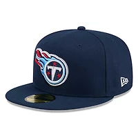 Casquette ajustée 59FIFTY NFL Draft 2024 Tennessee Titans New Era pour homme, bleu marine