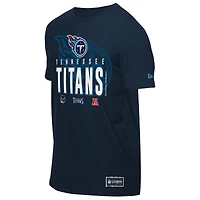 T-shirt New Era bleu marine Tennessee Titans 2025 NFL Training Camp pour homme