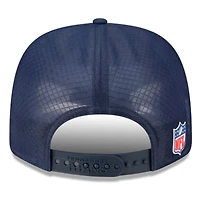 Men's New Era Navy Tennessee Titans 2025 Sideline  9SEVENTY Trucker Adjustable Hat