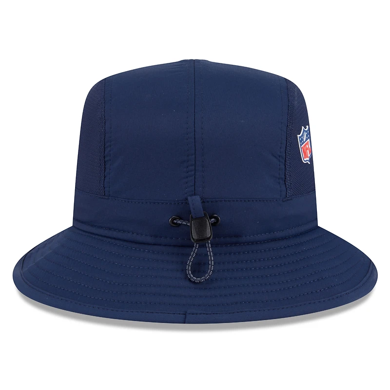 Bob New Era bleu marine Tennessee Titans 2025 Sideline pour homme