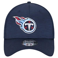 Men's New Era Navy Tennessee Titans  Active Tech 39THIRTY Flex Hat