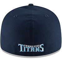 Casquette ajustée 59FIFTY à profil bas Omaha des Tennessee Titans New Era pour homme, bleu marine