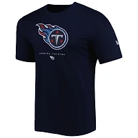 OST TITAN NAVY NFL 22 LOGO BALL SS DRI TEK CTN TEE TEEMENSCR