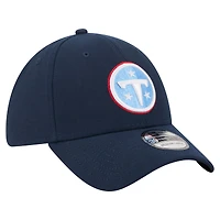 Men's New Era  Navy Tennessee Titans Core Team 39THIRTY Flex Hat
