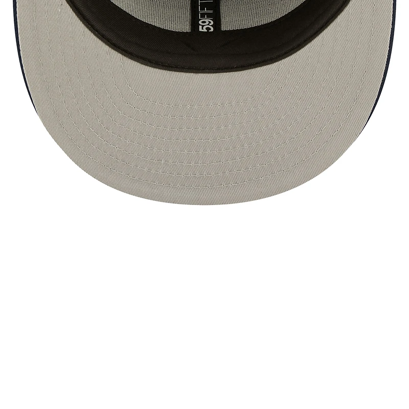 Casquette ajustée 59FIFTY Flawless des Tennessee Titans pour homme New Era bleu marine