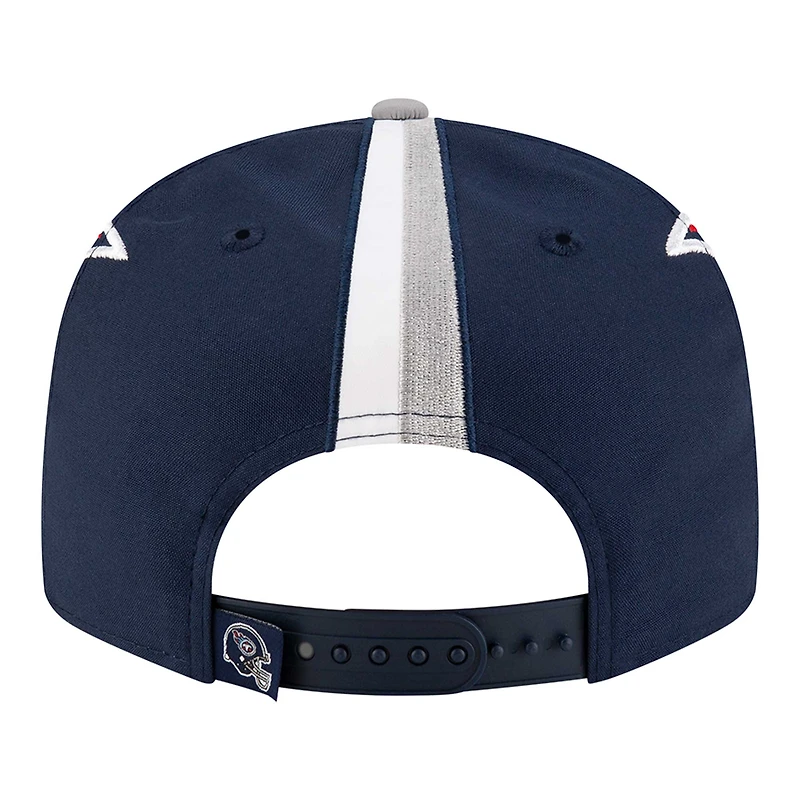 Men's New Era Navy Tennessee Titans  Helmet 9FIFTY Snapback Hat