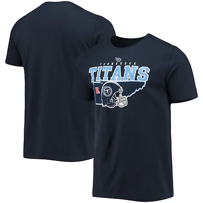 T-shirt New Era bleu marine Tennessee Titans Local Pack pour homme