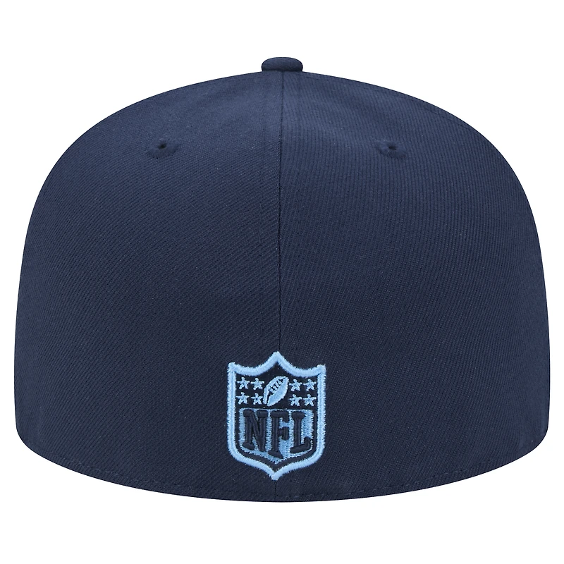 Men's New Era Navy Tennessee Titans  Main 59FIFTY Fitted Hat
