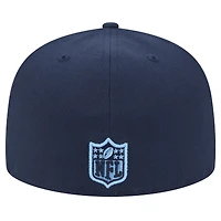 Men's New Era Navy Tennessee Titans  Main 59FIFTY Fitted Hat