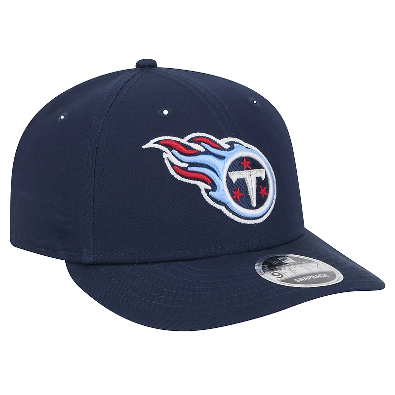 Men's New Era Navy Tennessee Titans Main Low Profile 9FIFTY Snapback Hat